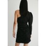 One Shoulder Ruched Mini Dress