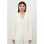 Petite Compact Stretch Single Breasted Tailored Blazer