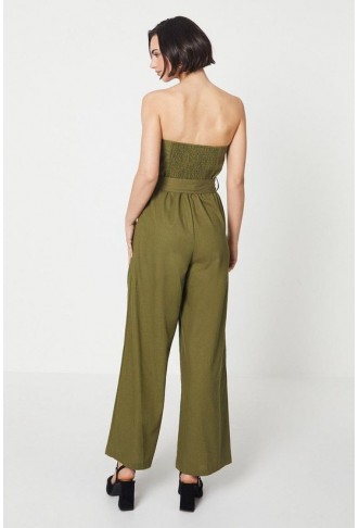 Belted Wide Leg Jumpsuit