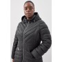 Plus Size Lightweight Longline Packable Coat