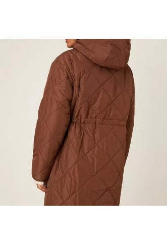 Dorothy Perkins Women's Long Line Padded Parka