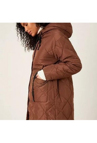 Dorothy Perkins Women's Long Line Padded Parka