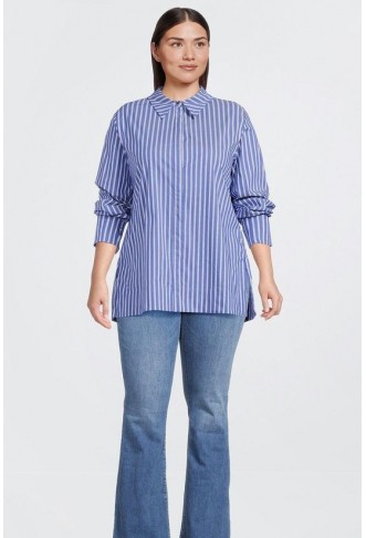 Plus Size Cotton Poplin...