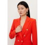 Tailored Button Military Blazer