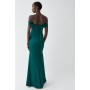 Bardot Satin Bridesmaids Maxi Dress