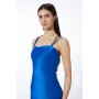 Heavy Satin Diamante Detail Slip Midaxi Dress