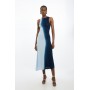 Premium Viscose Knit Ombre Maxi Dress