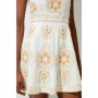 Tall Linen Embroidered Strappy Woven Mini Dress