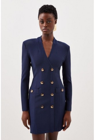 Figure Form Bandage Blazer...