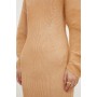 Viscose Blend Round Sleeve Knit Mini Dress