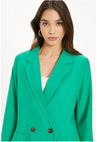 Buy Oasis Linen Look Tailored Blazer