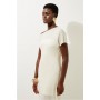 Light Weight Summer Knit Midaxi Dress With Woven Slip