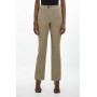 Tailored Cotton Stretch Tab Detail Slim Leg Tailored Trouser