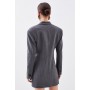 Petite Tailored Pinstripe Single Breasted Blazer Dress