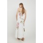 Lydia Millen Linen Embroidery Bardot Prom Dress