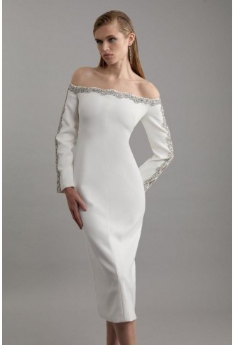 Petite Crystal Embellished...