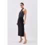 Petite Premium Embellished Diamante Midi Dress