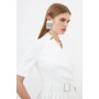Structured Crepe Notch Neck Wrap Belted Forever Dress