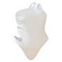 Recycled Plus Nude Waffle Texture Cut Out Swimsuit