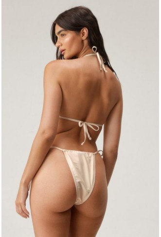 Premium Hand Embellished Sea Shell Triangle Bikini Set
