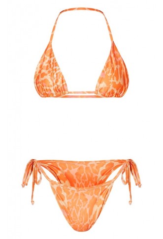 Multi Leopard Print Orange...