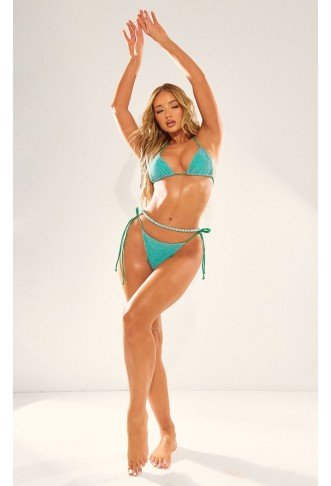 Turquoise Green Triangle...