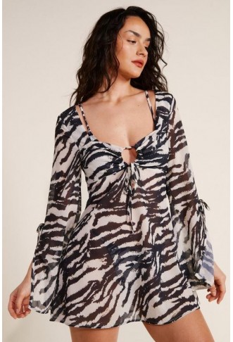 Zebra Triangle Bikini And...