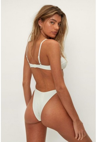 Underwire Cut Out Tie Bikini Set