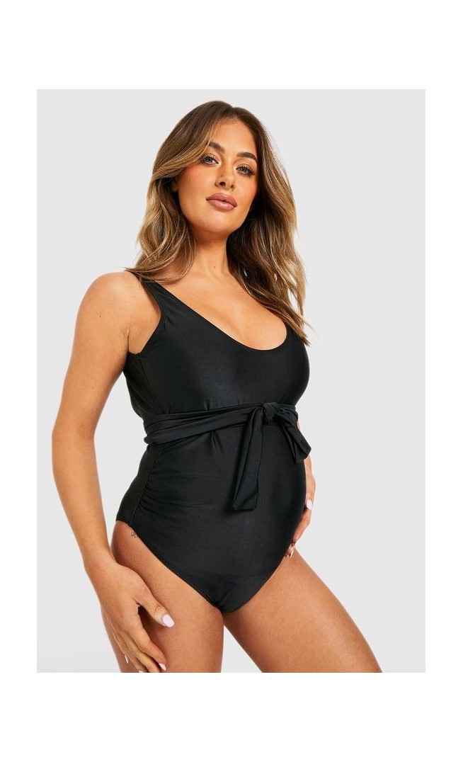 Maternity Tie Waist Swimsuit