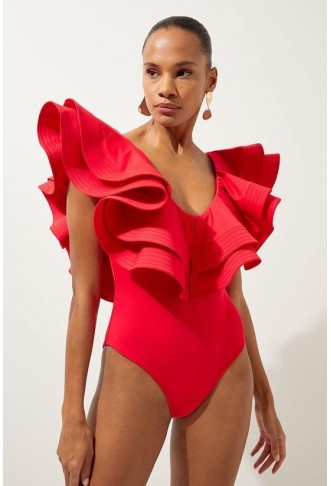 Drama Frill Swimsuit