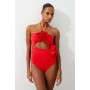 Rosette Cut Out Detail Swimsuit