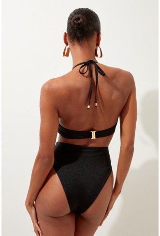 Slinky Cut Out Ring Detail Swimsuit