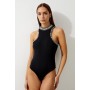 Premium Embellished Cut Out Swimsuit