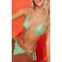 Leopard Print  Triangle Bikini Set