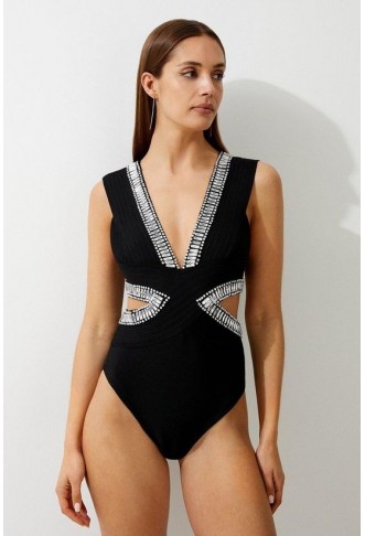 Bandage Embellished Trim...