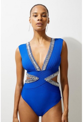Bandage Embellished Trim...