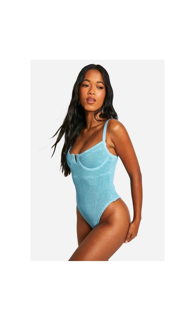 Crinkle Underwired Swimsuit