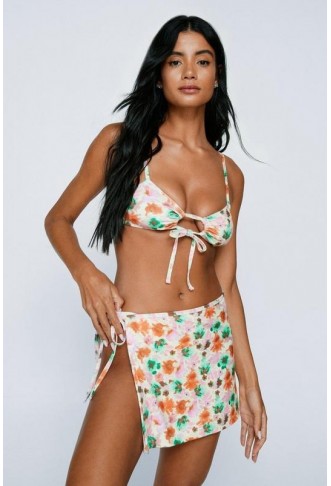 Towelling Blurred Floral...