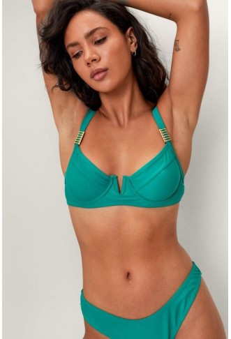 V Wire Tab Bikini Set