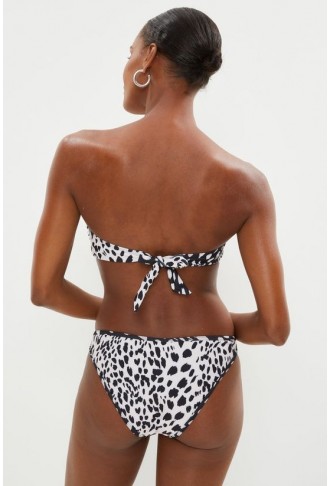 Bunny Tie Mixed Print Bikini