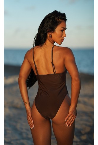 Chocolate Basic Low Scoop Swimsuit