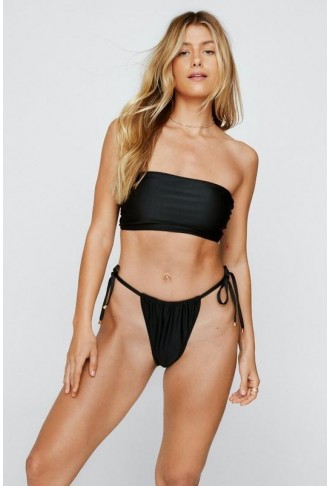 Longline Bandeau Bikini Set