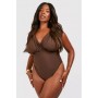 Plus Curve Enhance Smoothing Wrap Swimsuit