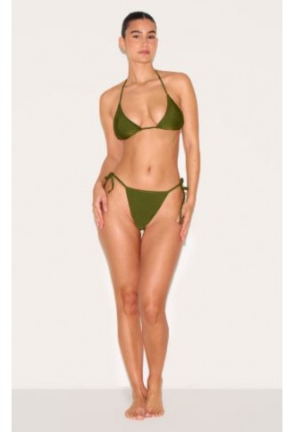 Olive Triangle Bikini Set