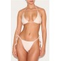 Cream  Triangle Bikini Set