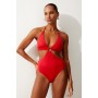 Slinky Cut Out Ring Detail Swimsuit