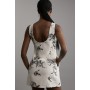Satin Sequin And Embroidery Woven Mini Dress