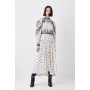 Embroidered Cornelli Tape Woven Dress