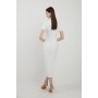 Ponte Jersey Hardwear Detail Midi Dress