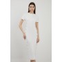 Ponte Jersey Hardwear Detail Midi Dress